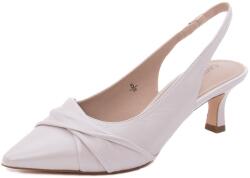 Caprice Saboti dama din piele naturala, Caprice, 9-29600-46 143 OFFWHITE PERL, bej