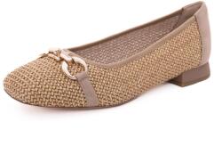 Caprice Pantofi dama eleganti din piele naturala, Caprice, 9-22503-42 311 BARK COMB, maro