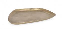 Bizzotto Tava decorativa aluminiu auriu 30x28x2.5 cm (0184281X) Tava