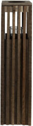 Clayre & Eef Suport lumanare lemn maro 14x14x54 cm (6H2087X)