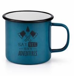 WARAGOD Say Yes To New Adventures cană outdoor 355 ml, albastru