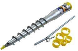 Drel Suport, ancora, tip burghiu, pentru umbrela, metalic, 68x580 mm, Drel (DR-GS-580)