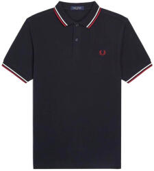 FRED PERRY Polo Twin Tipped M3600 T55 nvy/swht/bntred (M3600 T55 nvy/swht/bntred)