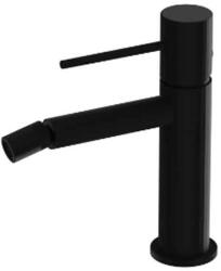 Lavita Baterie bideu din alama sanitara, negru mat, montaj pe bideu, pipa fixa 13 cm, LaVita Verdi (41437)