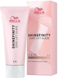 Wella Vopsea de par semi-permanenta Wella Professionals Shinefinity Zero Lift Glaze 04 0, Natural Espresso, 60 ml