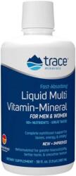 Trace Minerals Liquid Multi Vitamin-Mineral, портокал и манго, 887 ml, Trace Minerals (9323)