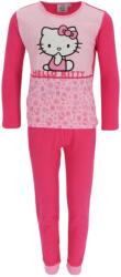 Hello Kitty Pijamale lungi copii, Hello Kitty, Roz, Bumbac (HK36-2087-3B)