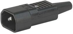  Mufa alimentare IEC C14 mama AC, 10A, 3 poli, negru (PC-F/IECC14-GBC)