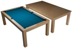 Dybior Masă de biliard / masă de dining, Stejar, Pool, 6 ft. Club Cloth electric blue (55.075.06.0.3)