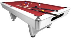 Dynamic Masă de biliard Dynamic Triumph, alb mat, 8 ft. , Simonis 860 red (55.071.08.2.16)