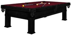 Dynamic Masă de biliard, Biliard, Bern, 8 ft. , Negru Club Cloth burgundy (55.056.08.5.4)