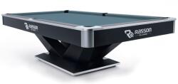 RASSON Masă de biliard, Rasson Victory II Plus, Negru, 8 ft. Simonis 860 powder blue (55.143.08.5.12)