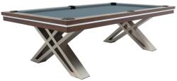 RASSON Masă de biliard / masă de dining, Pierce, 8 ft, nuc Simonis 860 powder blue (55.135.08.1.15)