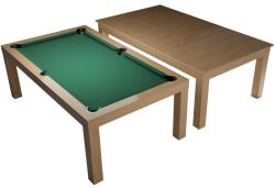 Dynamic Masă de biliard / masă de dining, Mozart, 7 ft. , stejar Club Cloth yellow green (55.107.07.1)