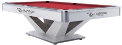 RASSON Masă de biliard, Biliard, Rasson Victory II Plus, Alb, 8 ft. Simonis 760 red (55.143.08.3.4)