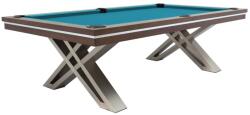 RASSON Masă de biliard / masă de dining, Pierce, 8 ft, nuc Simonis 860 electric blue (55.135.08.1.13)