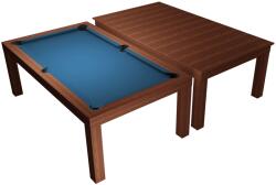 Dynamic Masă de biliard / masă de dining, Mozart, 7 ft. , mahagon Club Cloth electric blue (55.107.07.0.3)