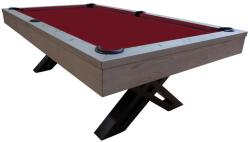 Dynamic Masã de biliard, X-Con, 8 ft, stejar gri Simonis 860 burgundy (55.136.08.4.21)