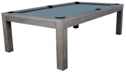 RASSON Masă de biliard / masă de dining, Rasson Penelope II, 8ft. argintiu, cu blat de masă inclusă Simonis 860 powder blue (55.132.08.1.15)