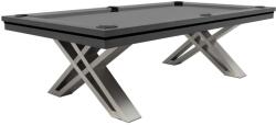RASSON Masă de biliard / masă de dining, Pierce, 8 ft. , Nuc Club Cloth gray (55.135.08.5.4)