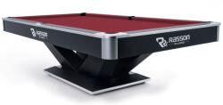 RASSON Masă de biliard, Rasson Victory II Plus, Negru, 8 ft. Simonis 760 burgundy (55.143.08.5.8)