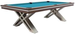 RASSON Masă de biliard / masă de dining, Pierce, 8 ft, nuc Simonis 760 tournament blue (55.135.08.1.11)