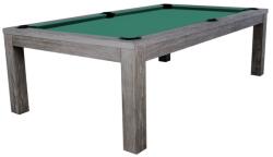 RASSON Masă de biliard / masă de dining, Rasson Penelope II, 8ft. argintiu, cu blat de masă inclusă Simonis 760 yellow green (55.132.08.1.7)
