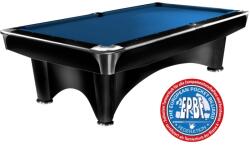 Dynamic Masã de biliard Dynamic III, negru lucios, Pool, 9 ft. Simonis 860 royal blue (55.100.09.5.12)