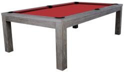 RASSON Masă de biliard / masă de dining, Rasson Penelope II, 7 ft, silver mist, cu blat de masă inclusă Simonis 760 red (55.132.07.1.9)