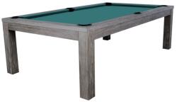 RASSON Masă de biliard / masă de dining, Rasson Penelope II, 8ft. argintiu, cu blat de masă inclusă Simonis 860 blue green (55.132.08.1.12)
