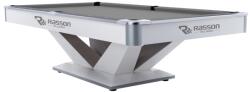 RASSON Masã de biliard, Pool, Rasson Victory II Plus, alb, 9 ft. Simonis 860 gray (55.143.09.3.16)