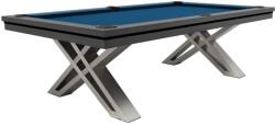 RASSON Masă de biliard / masă de dining, Pierce, 8 ft. , Nuc Simonis 860 royal blue (55.135.08.5.17)