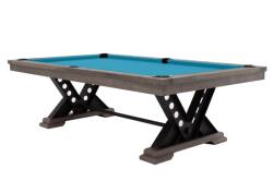 RASSON Masã de biliard, Pool, Rasson Vienna, 8 ft, Silver Mist Simonis 860 tournament blue (55.141.08.1.18)