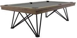 RASSON Masă de biliard / masă de dining, Dauphine, stejarțargintiu, 7 ft. Simonis 860 gray (55.130.07.1.22)