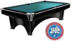 Dynamic Masã de biliard Dynamic III, negru lucios, Pool, 9 ft. Simonis 860 blue green (55.100.09.5.7)