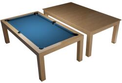 Dynamic Masă de biliard / masă de dining, Mozart, 7 ft. , stejar Club Cloth electric blue (55.107.07.1.3)