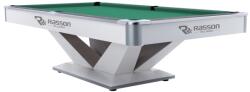 RASSON Masã de biliard, Pool, Rasson Victory II Plus, alb, 9 ft. Simonis 760 yellow green (55.143.09.3.2)
