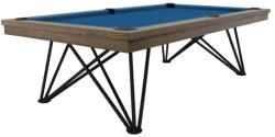 RASSON Masã de biliard / masã de dining, Dauphine, stejarțargintiu, 8 ft. Simonis 760 royal blue (55.130.08.1.11)