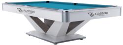 RASSON Masã de biliard, Pool, Rasson Victory II Plus, alb, 9 ft. Simonis 760 tournament blue (55.143.09.3.6)
