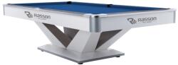 RASSON Masă de biliard, Biliard, Rasson Victory II Plus, Alb, 8 ft. Simonis 860 royal blue (55.143.08.3.14)