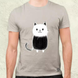 Magnolion Palatábla rajz cica v14 férfi póló (8873)