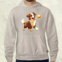 Magnolion Bolyhos kutyus v3 férfi pulóver (7659-P)