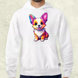 Magnolion Corgi kölyök v2 férfi pulóver (9027-P)