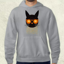 Magnolion Pozitív alakzat negatív tér macska v6 férfi pulóver (7486-P)