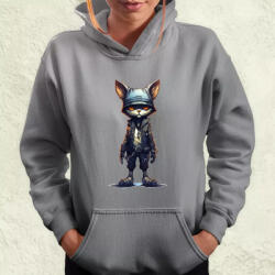 Magnolion Laza macska srác v2 női pulóver (4115-PN)