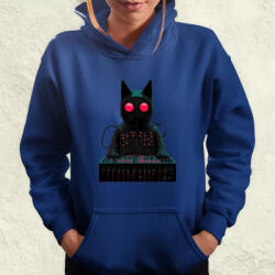 Magnolion Synthwave Dj v2 női pulóver (27369-PN)