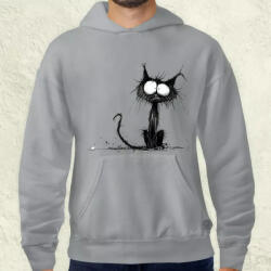 Magnolion Rajz cica v8 férfi pulóver (24753-P)