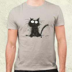 Magnolion Rajz cica v9 férfi póló (24754)