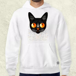 Magnolion Pozitív alakzat negatív tér macska v11 férfi pulóver (7478-P)