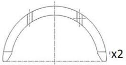 FAI AutoParts Saiba distantier, arbore cotit FAI AutoParts BT3001-STD (BT3001-STD)